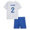 Baby Fußballbekleidung Frankreich Benjamin Pavard #2 Auswärtstrikot WM 2022 Kurzarm (+ kurze hosen)